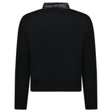 Moncler Padded Wool Zip - Up Cardigan Black - Boinclo - Outlet Sale Under Retail
