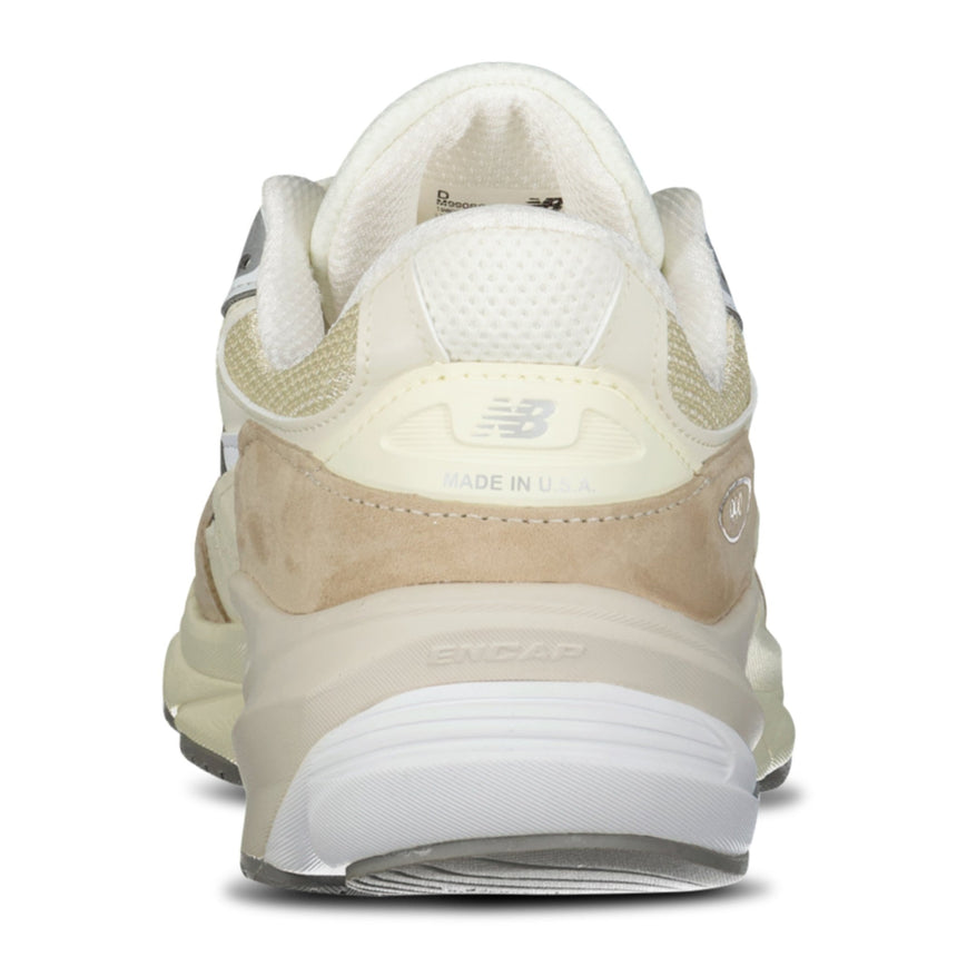New Balance 990v6 Trainers in Beige and White - Boinclo - Outlet Sale Under Retail