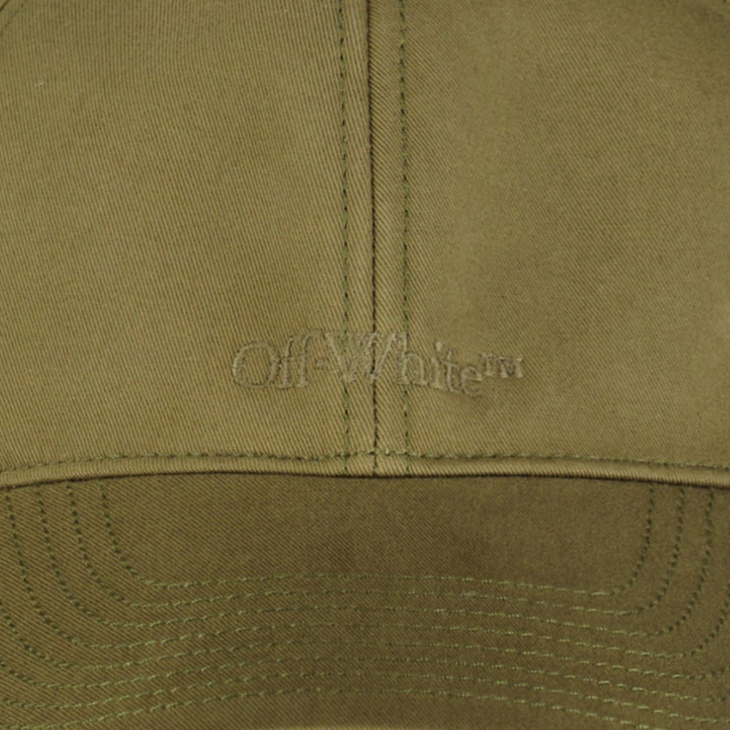 Off-White Embroidery Logo Cap Khaki - Boinclo ltd - Outlet Sale Under Retail