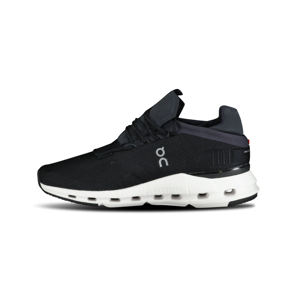ON RUNNING CLOUDNOVA BLACK / WHITE TRAINERS - Boinclo ltd - Outlet Sale Under Retail