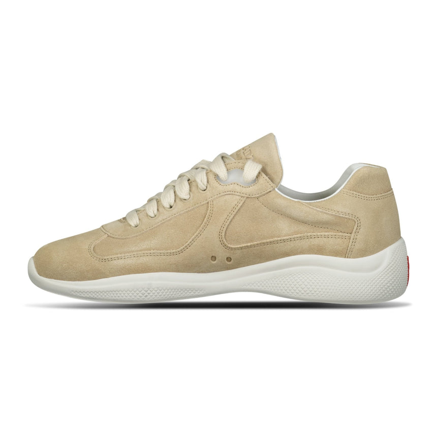 Prada America's Cup Beige Suede trainers - Boinclo - Outlet Sale Under Retail