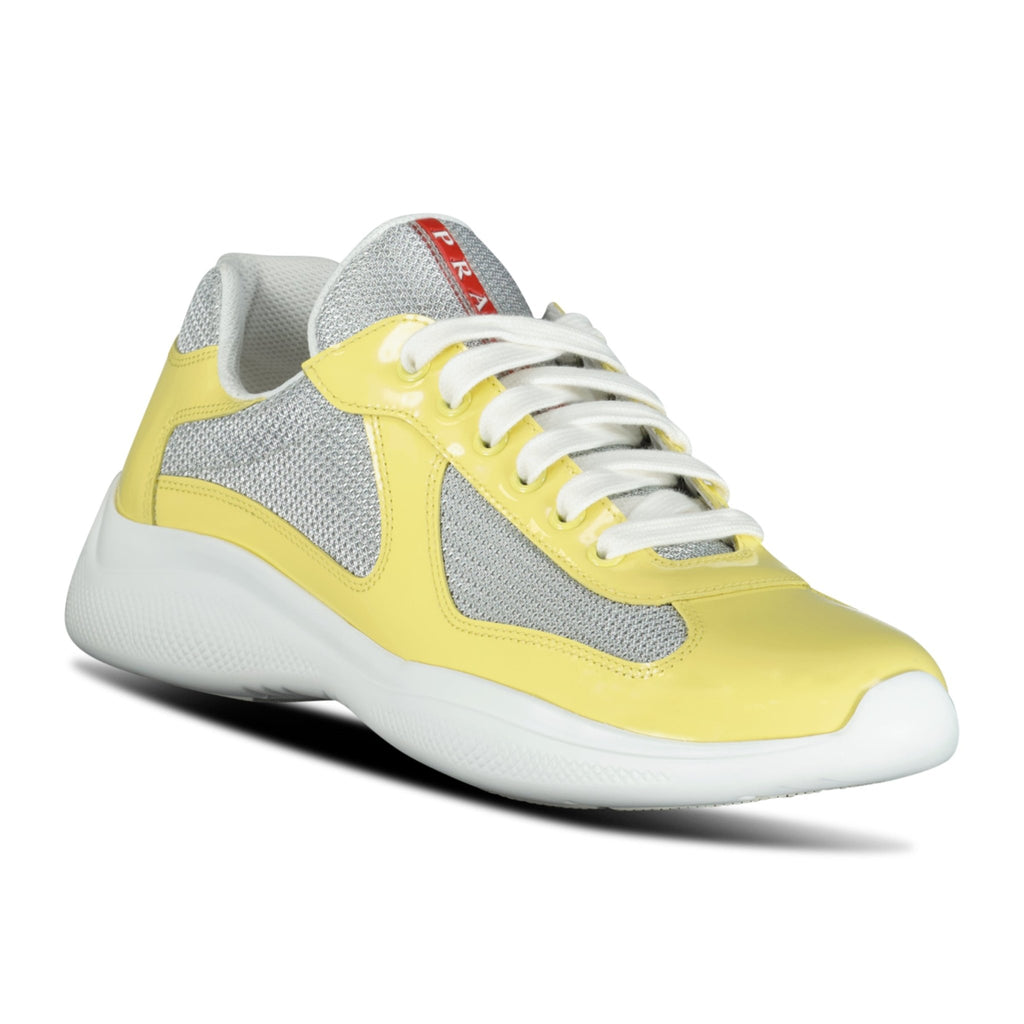 Prada Americas Cup Mesh Runners Butter Yellow - Boinclo ltd - Outlet Sale Under Retail