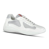 Prada Americas Cup Mesh Runners Patent White - Boinclo - Outlet Sale Under Retail