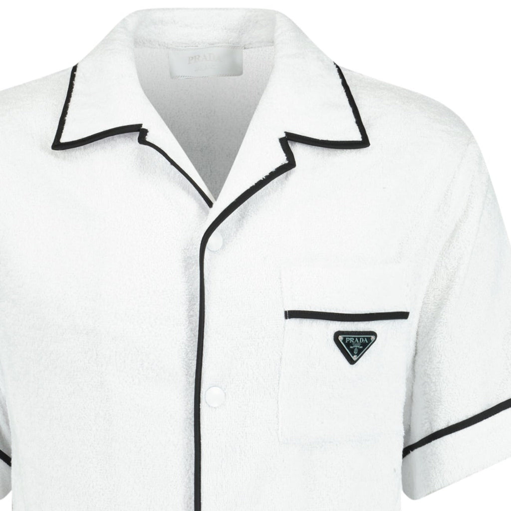 Prada Bowling Towel Shirt White - Boinclo ltd - Outlet Sale Under Retail