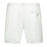 Prada Metal Logo Swim Shorts White - Boinclo - Outlet Sale Under Retail