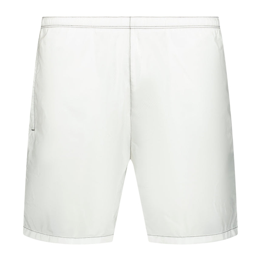Prada Metal Logo Swim Shorts White - Boinclo - Outlet Sale Under Retail
