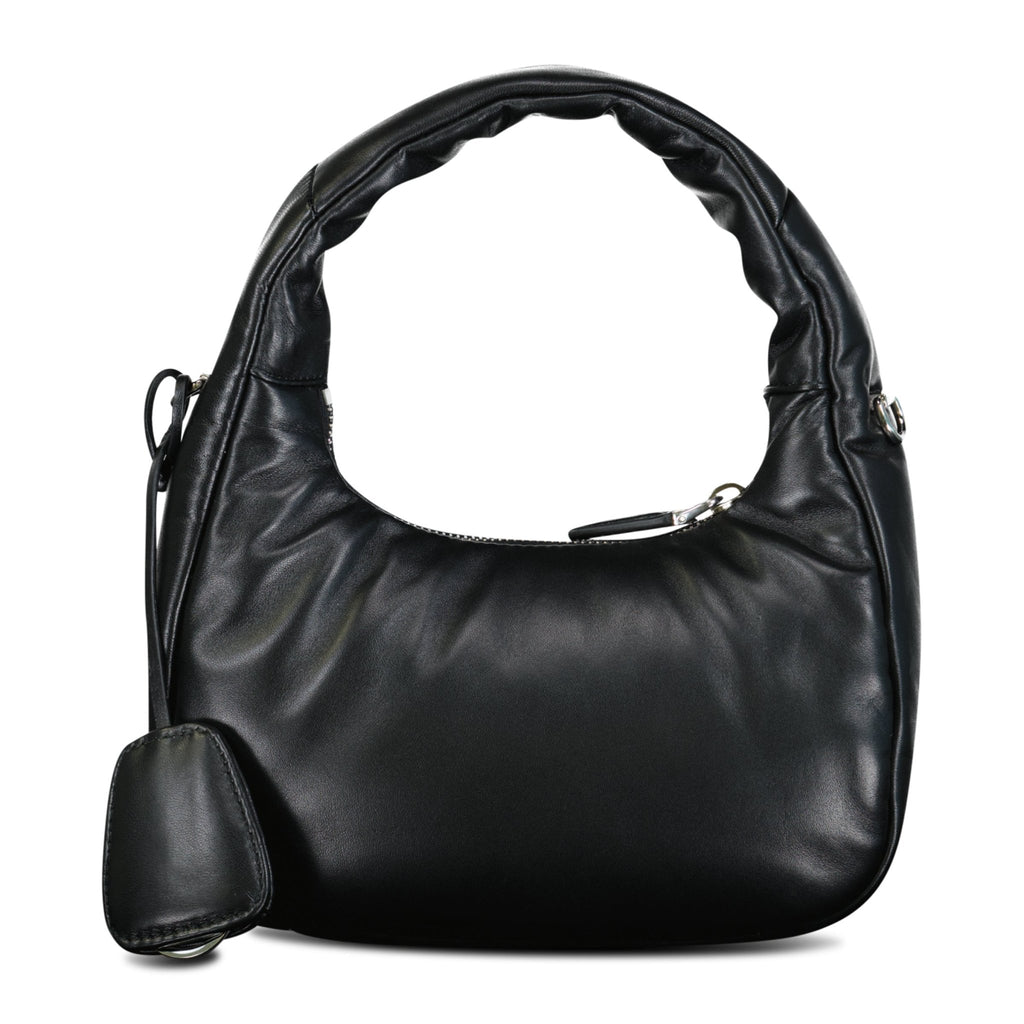 Prada Nappa Padded Soft Clutch Bag Black - Boinclo ltd - Outlet Sale Under Retail
