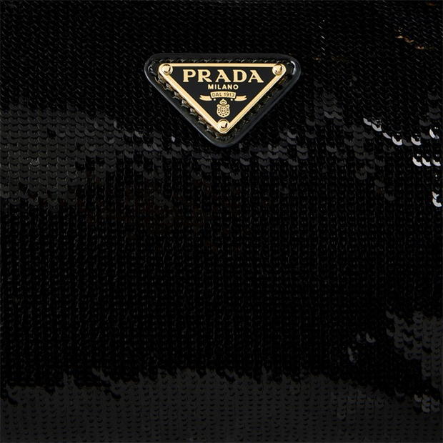 Prada Prada Re - Edition Re - Nylon and Sequin Mini - Bag in Black - Boinclo - Outlet Sale Under Retail