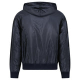 Prada Triangle Logo Zip Hooded Jacket Navy - Boinclo - Outlet Sale Under Retail