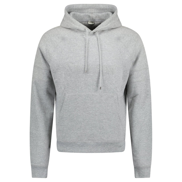 Saint Laurent Logo Hoodie Grey - Boinclo - Outlet Sale Under Retail