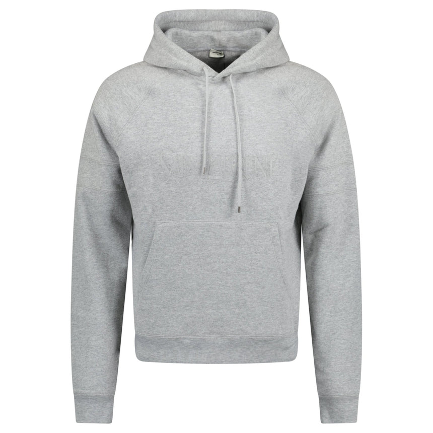 Saint Laurent Logo Hoodie Grey - Boinclo - Outlet Sale Under Retail