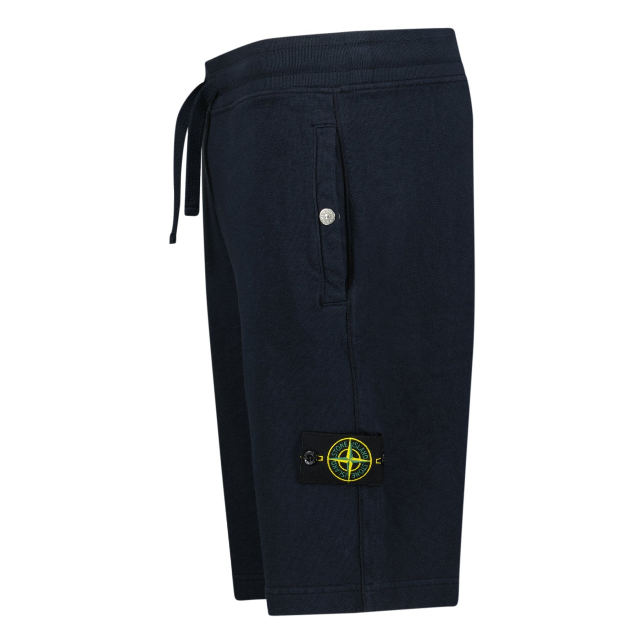 Badge Bermuda Sweat Shorts Navy