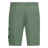 Stone Island Badge Sweat Shorts Green - Boinclo - Outlet Sale Under Retail