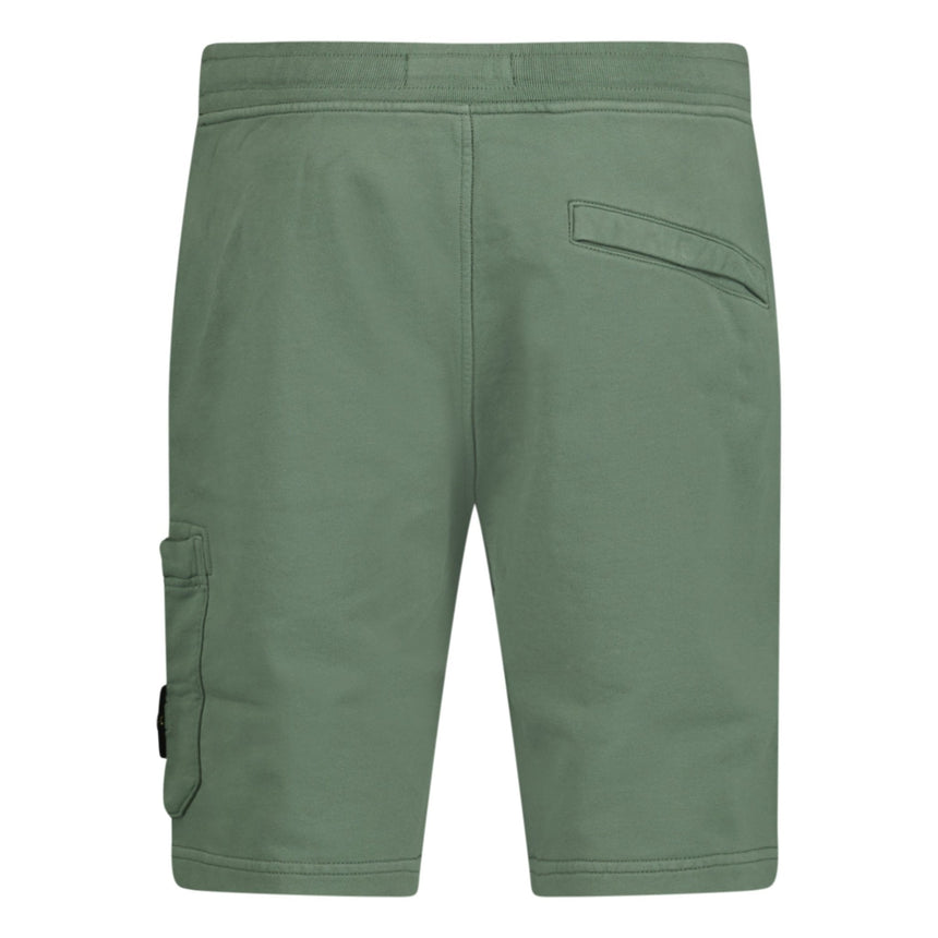 Stone Island Badge Sweat Shorts Green - Boinclo - Outlet Sale Under Retail