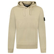 Stone Island Brushed Organic Cotton Hoodie Desert - Boinclo - Outlet Sale Under Retail