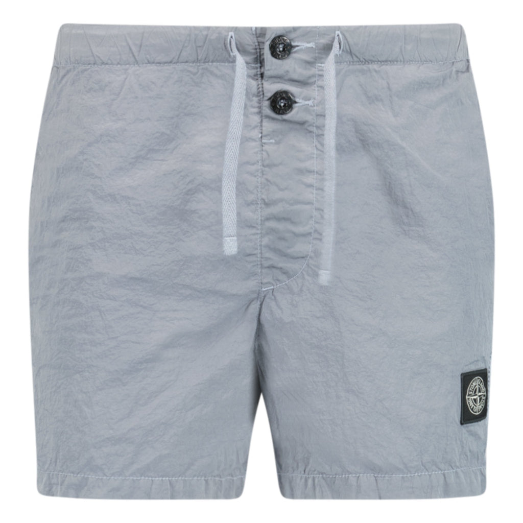 Stone Island Chrome Swim Shorts Grey - Boinclo ltd - Outlet Sale Under Retail