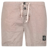 Stone Island Compass Button Chrome Swim Shorts Antique Rose - Boinclo - Outlet Sale Under Retail
