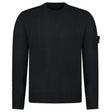 Stone Island Ghost Crew Neck Sweatshirt Black - Boinclo - Outlet Sale Under Retail