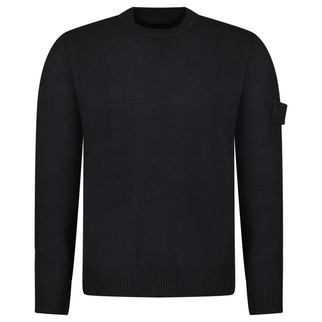 Stone Island Ghost Crew Neck Sweatshirt Black - Boinclo - Outlet Sale Under Retail