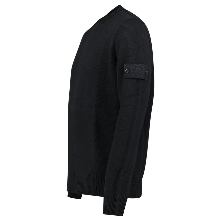 Stone Island Ghost Crew Neck Sweatshirt Black - Boinclo - Outlet Sale Under Retail