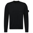 Stone Island Ghost Wool Crew Neck Jumper Black - Boinclo - Outlet Sale Under Retail
