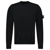 Stone Island Ghost Wool Crew Neck Jumper Black - Boinclo - Outlet Sale Under Retail