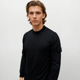 Stone Island Ghost Wool Crew Neck Jumper Black - Boinclo - Outlet Sale Under Retail