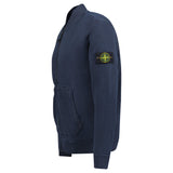 Stone Island Old Effect Zip - Up Sweatshirt Navy - Boinclo - Outlet Sale Under Retail