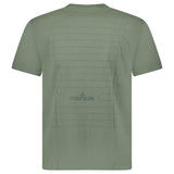 Stone Island Seasonal Quilting One Print Cotton T-Shirt Sage Green - Boinclo - Outlet Sale Under Retail