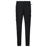 Stone Island Stretch Organic Broken Twill Cotton 'OLD' Effect Cargo Trousers in Black - Boinclo - Outlet Sale Under Retail
