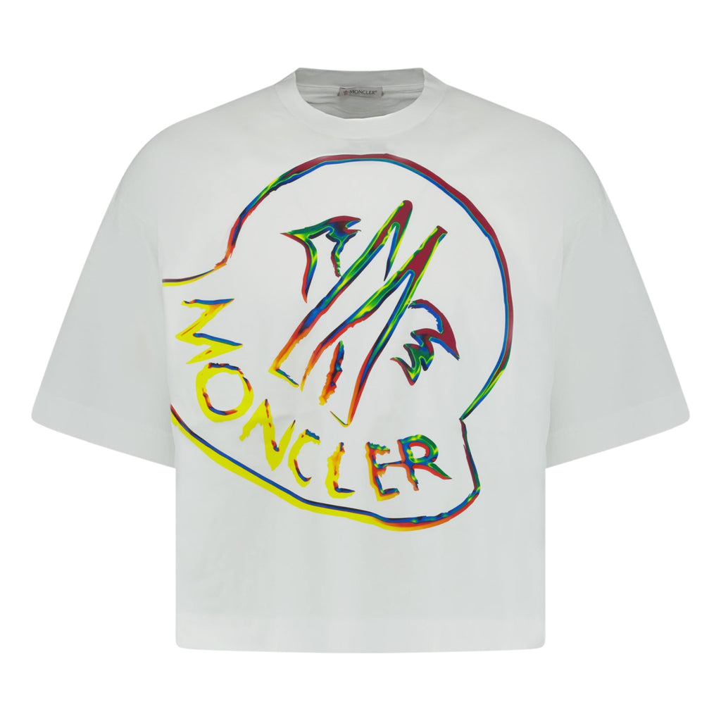 (Womens) Moncler Large Logo T-Shirt white - Boinclo ltd - Outlet Sale Under Retail