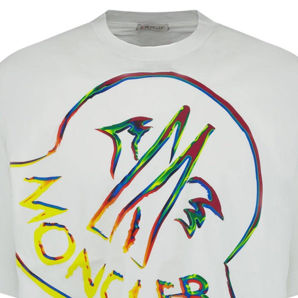 (Womens) Moncler Large Logo T-Shirt white - Boinclo ltd - Outlet Sale Under Retail