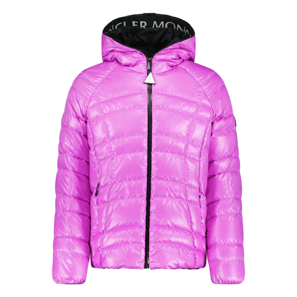 (Womens) Moncler 'Narlay' Hooded Down Jacket Pink - Boinclo ltd - Outlet Sale Under Retail
