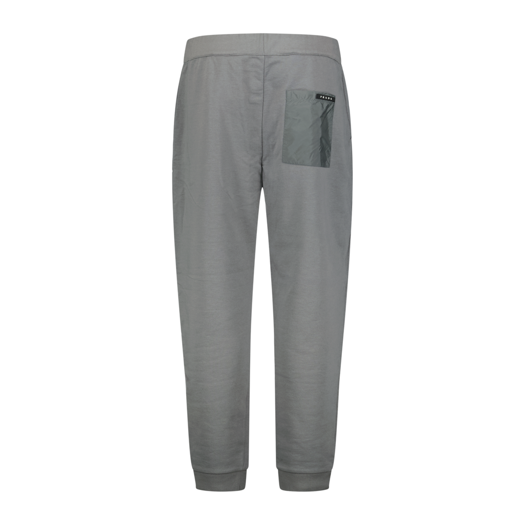 Prada Cotton Nylon Pocket Sweatpants Grey - Boinclo ltd - Outlet Sale Under Retail