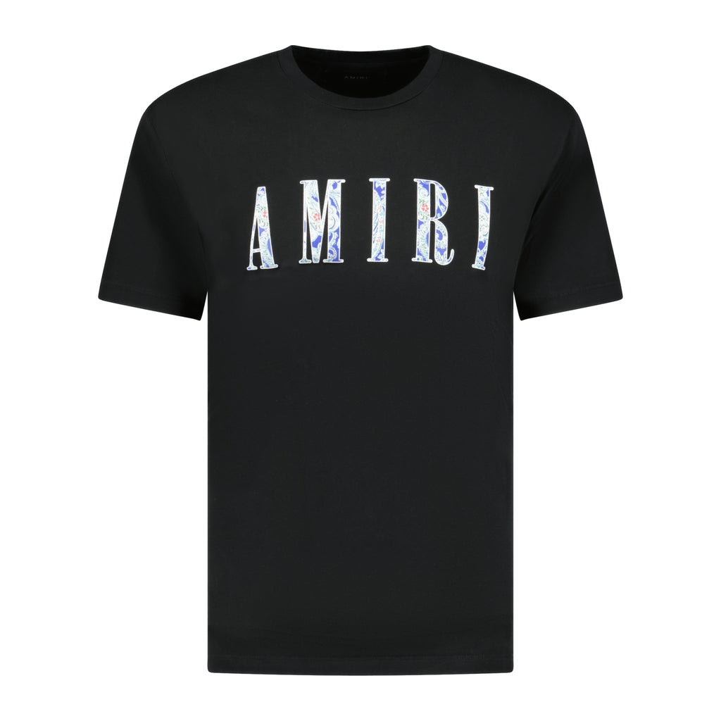 Amiri Bandana Logo T-shirt Black - Boinclo ltd - Outlet Sale Under Retail