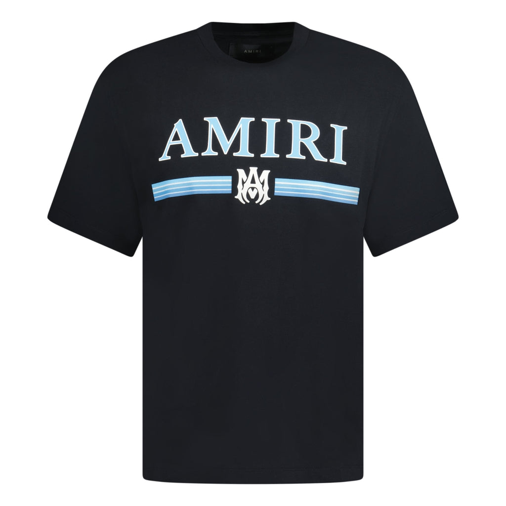 AMIRI Blue Logo-print cotton jersey T-shirt Black - Boinclo ltd - Outlet Sale Under Retail