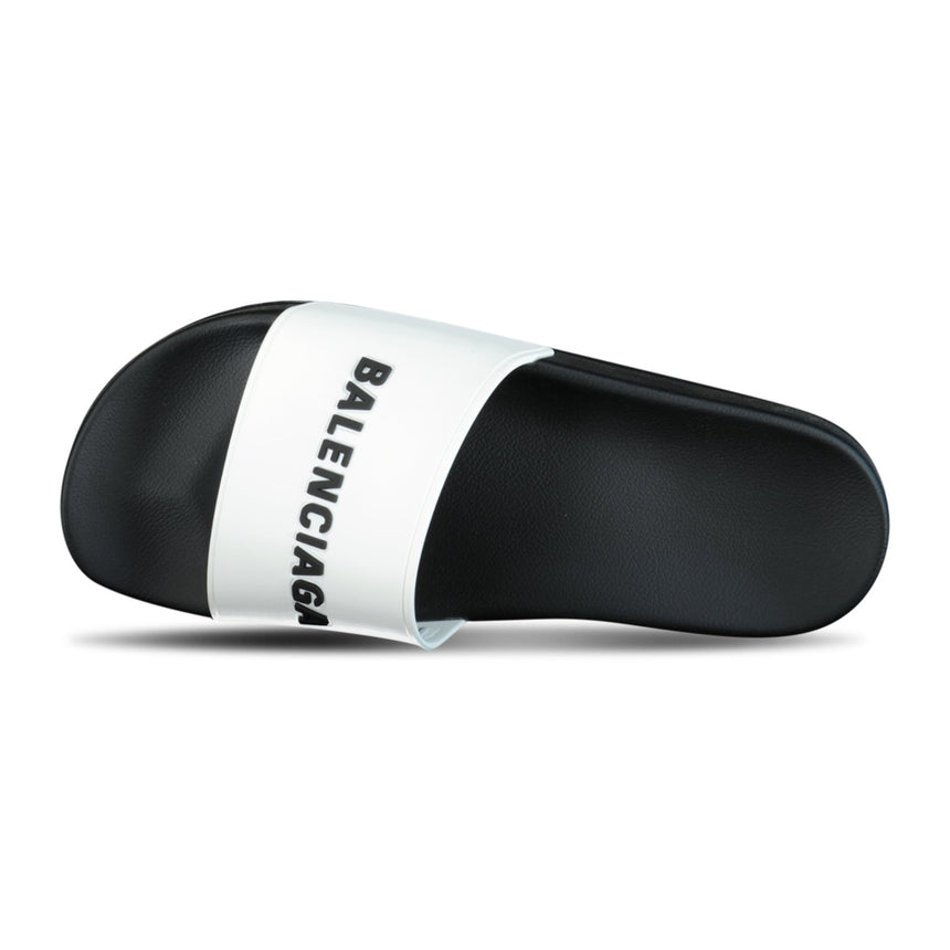 Balenciaga Logo Sliders Black & White - £165.00 – Boinclo