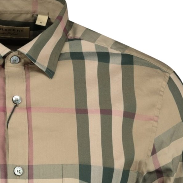 Burberry Classic Check Shirt Beige - Boinclo ltd - Outlet Sale Under Retail