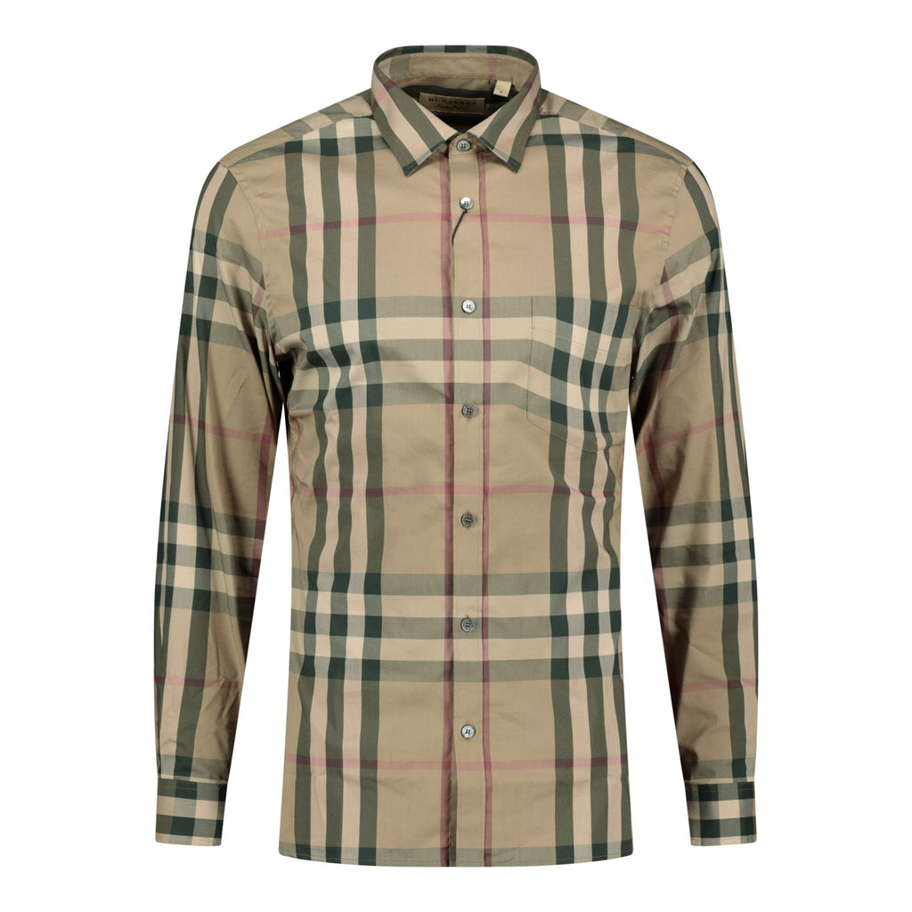 Burberry Classic Check Shirt Beige - Boinclo ltd - Outlet Sale Under Retail