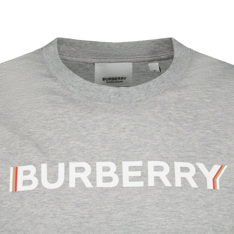 Burberry Logo Print T-Shirt Grey - Boinclo ltd - Outlet Sale Under Retail