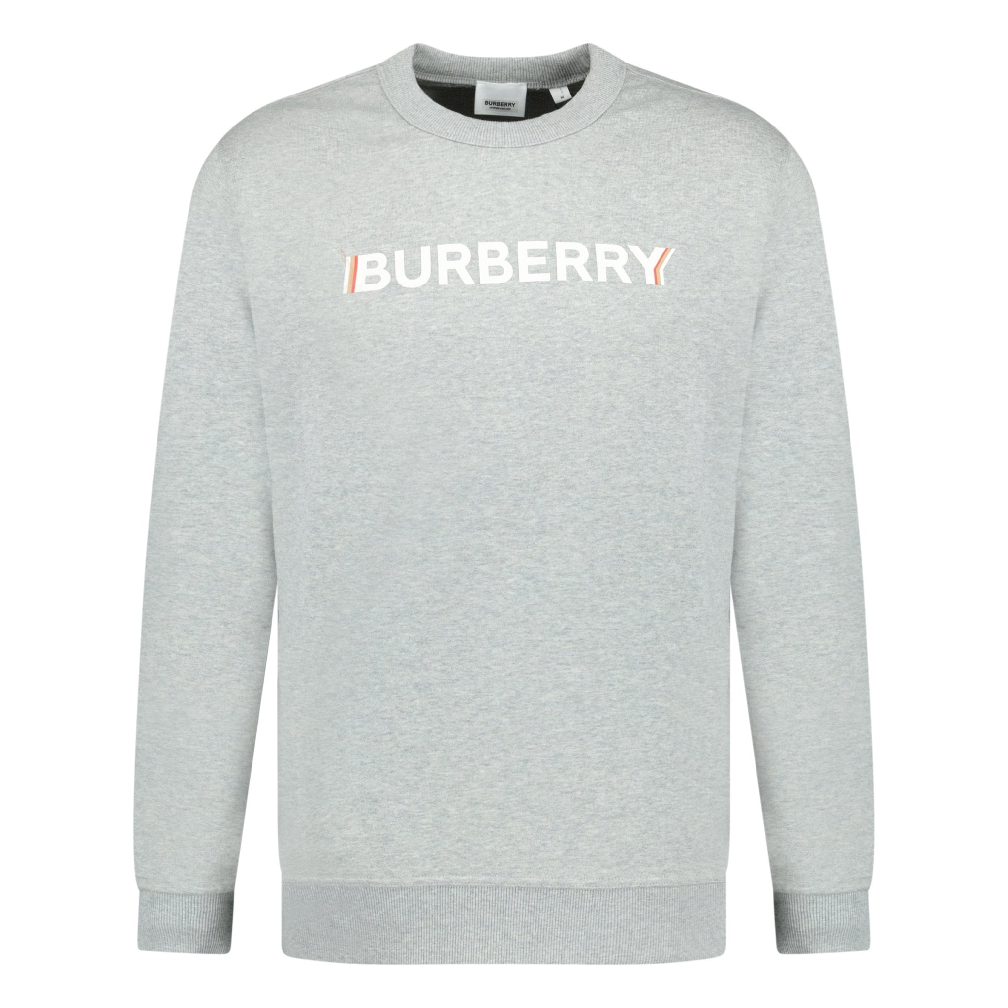 Burberry 'Fawson' Logo Print Sweatshirt Grey