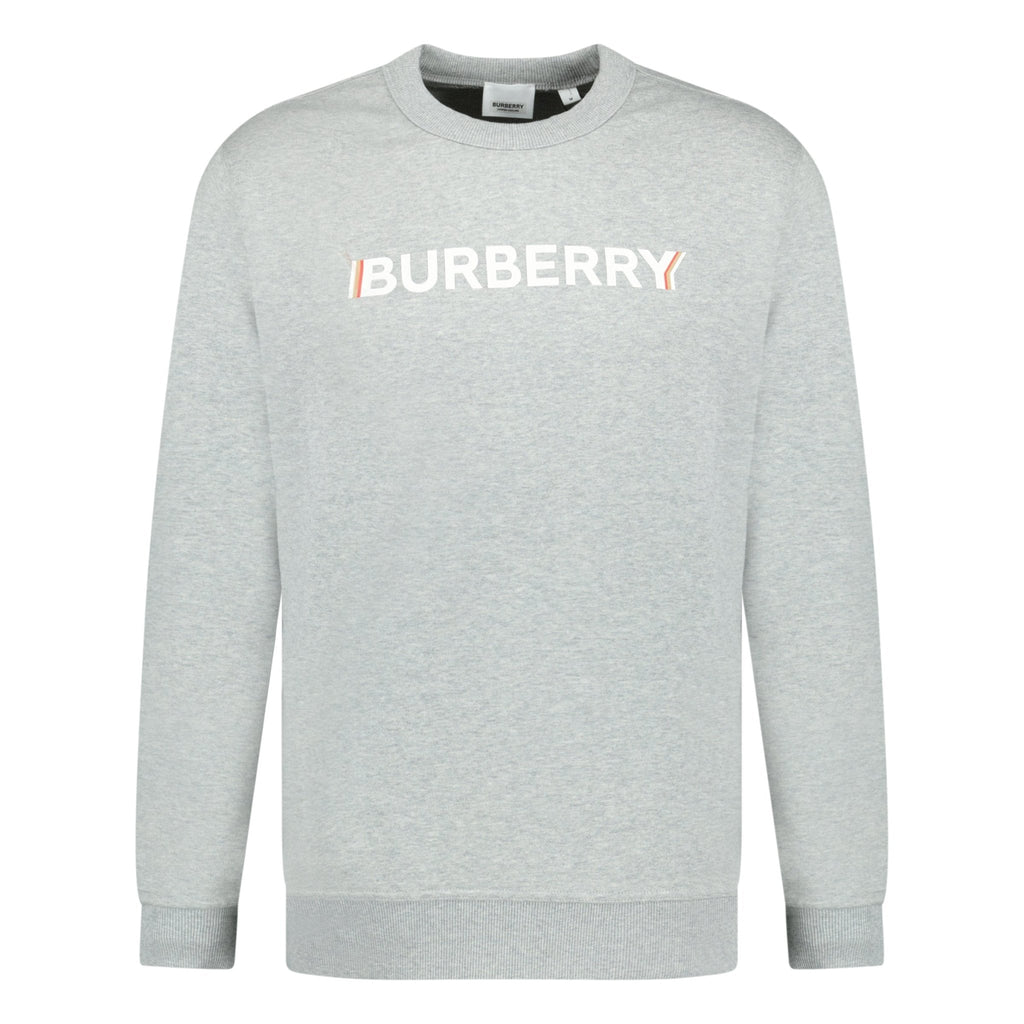 Burberry 'Fawson' Logo Print Sweatshirt Grey - Boinclo ltd - Outlet Sale Under Retail