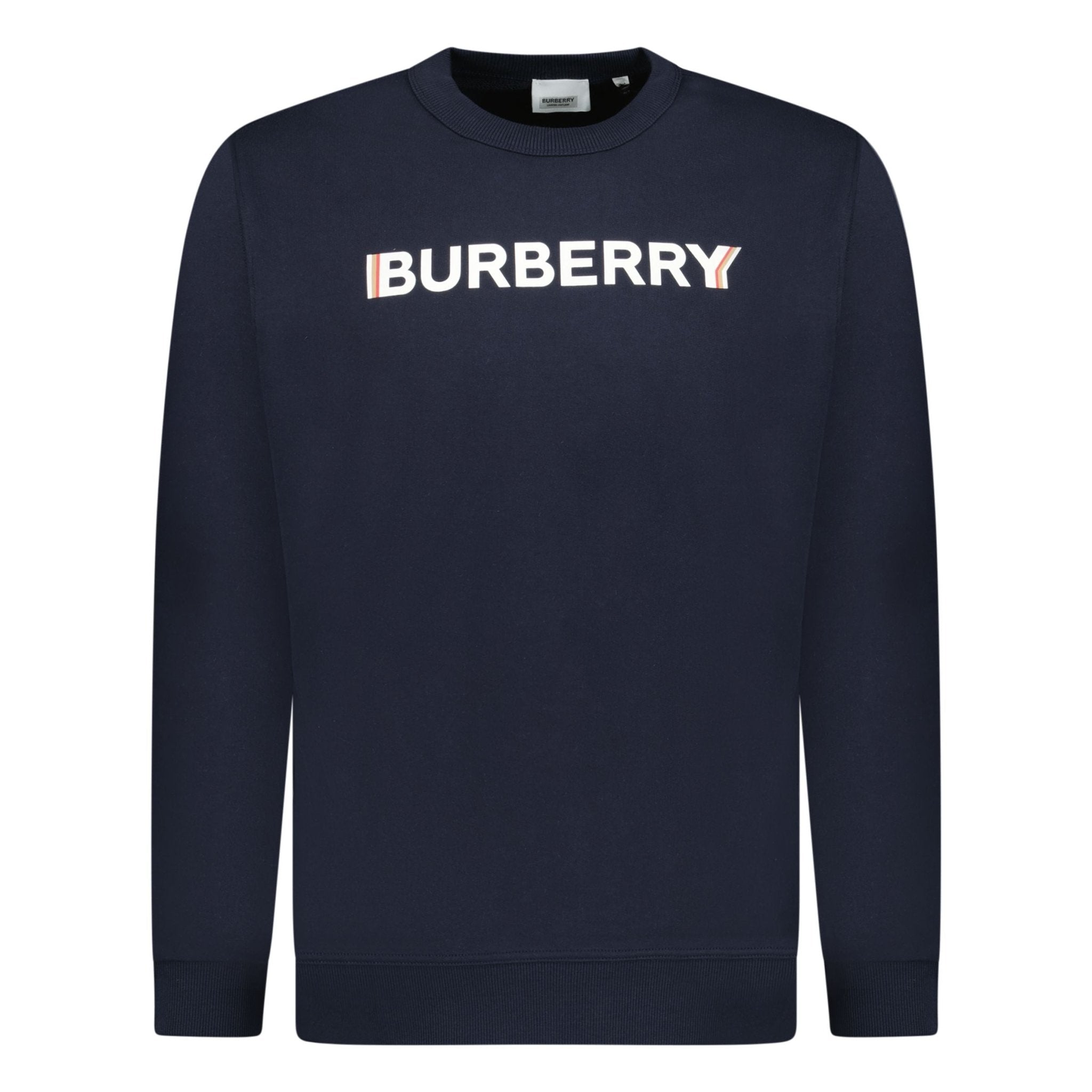 Burberry 'Fawson' Logo Print Sweatshirt Navy