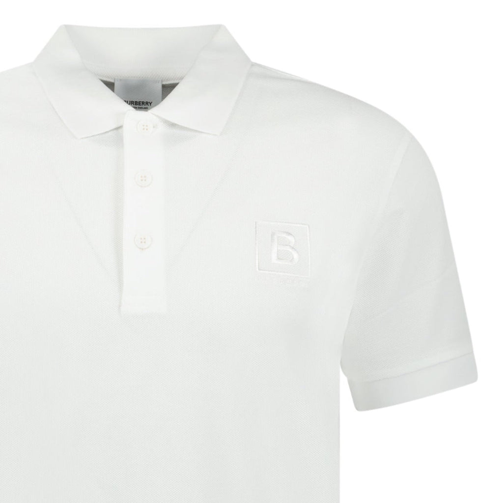 Burberry 'Gateforth' Polo-Shirt White - Boinclo ltd - Outlet Sale Under Retail