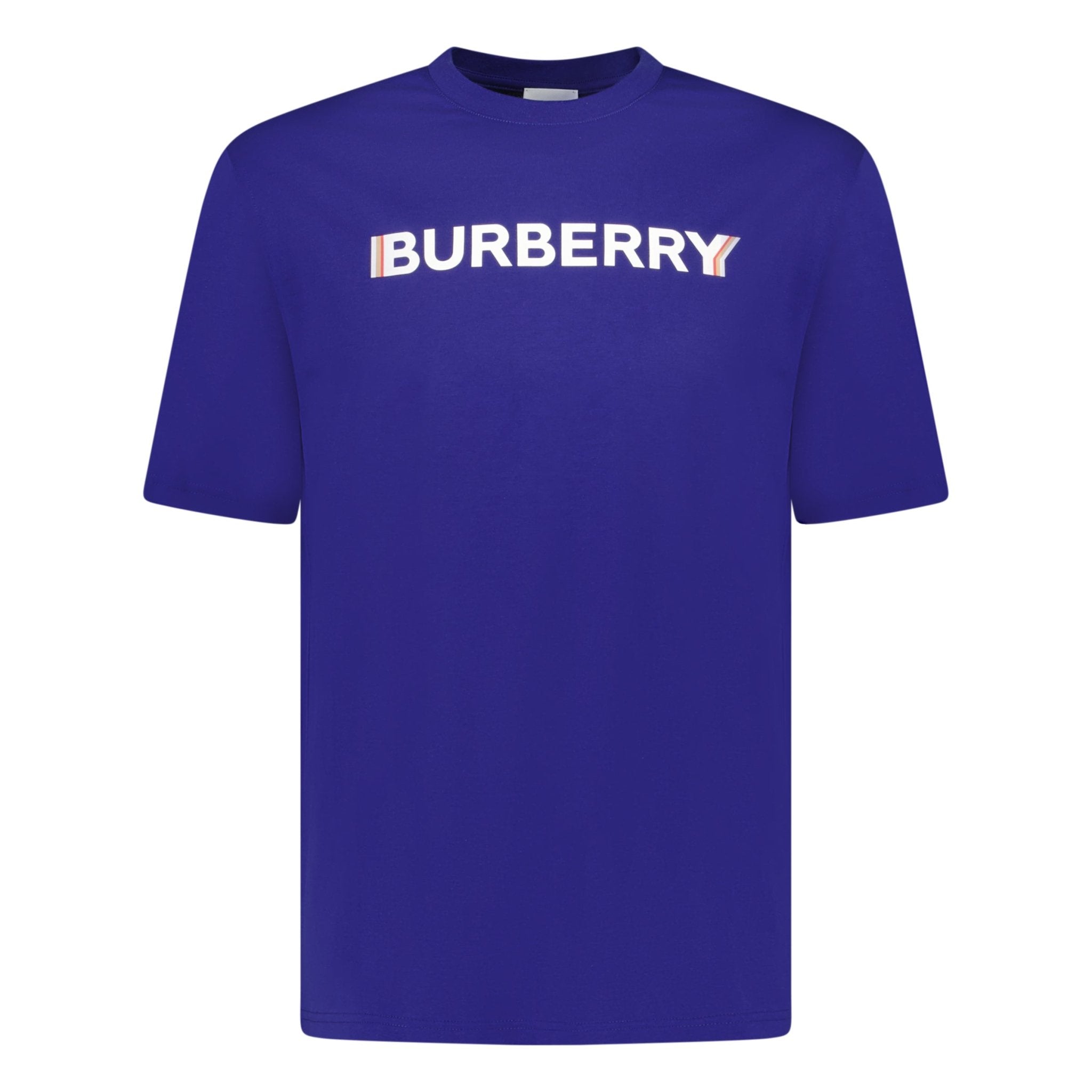 Burberry Logo Print T-Shirt Blue
