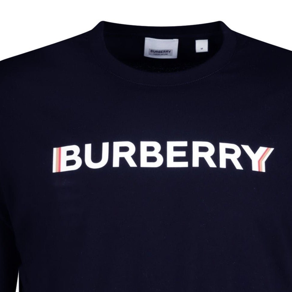 Burberry Logo Print T-Shirt Navy - Boinclo ltd - Outlet Sale Under Retail