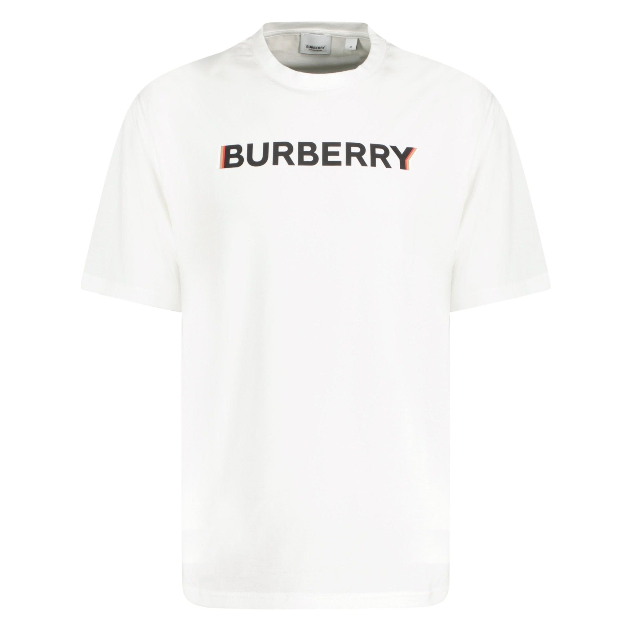 Burberry Logo Print T-Shirt White