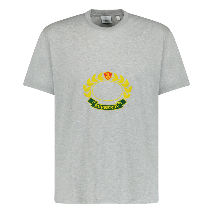 Burberry 'Purley' Crest Logo T-Shirt Grey - Boinclo ltd - Outlet Sale Under Retail
