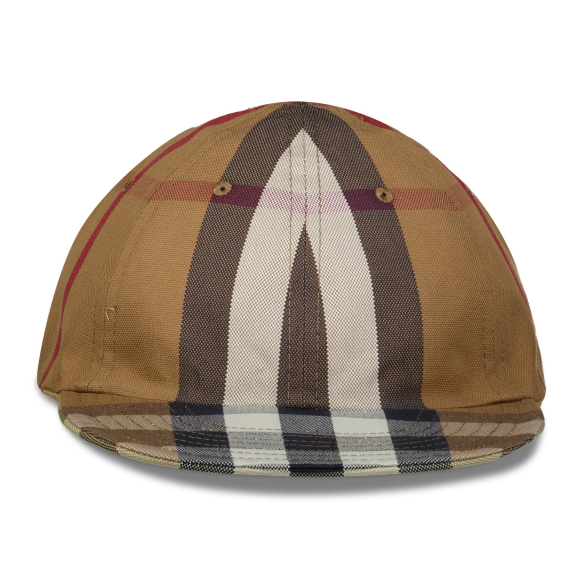 Reversible Vintage Check Baseball Cap Beige