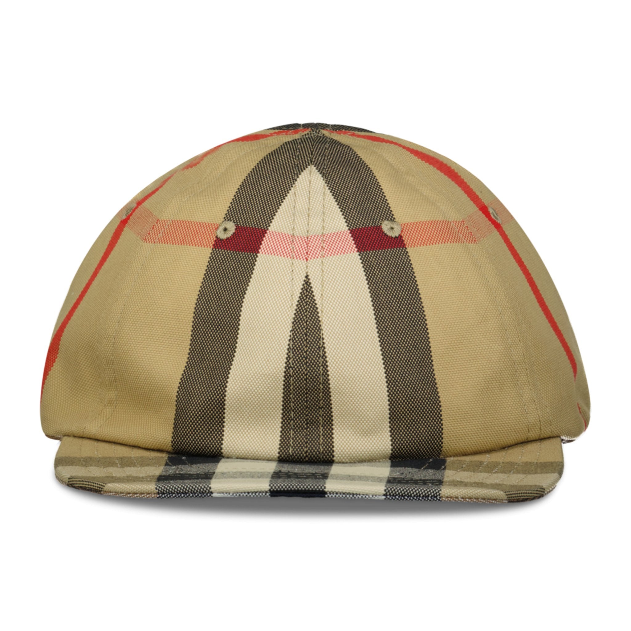 Burberry Reversible Vintage Check Baseball Cap Beige Outlet Sale Always Under Retail Boinclo